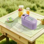 HINOPY Eiswürfelmaschine 120W – 8 Würfel in 10-15 Min. für Zuhause & Unterwegs – Bild 6