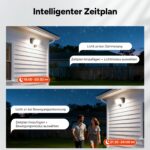 OREiN Smart LED Strahler 28W/3000lm mit Bewegungsmelder – App-gesteuerte Aussenleuchte IP65 – Bild 4