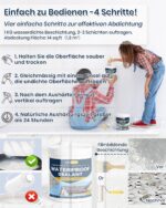TUFINEIN Wasserdichte Beschichtung 1kg – Transparente Universalabdichtung für Innen & Aussen – Bild 3