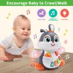 Wanonoo Musik-Krabbelspielzeug Hase – Interaktives Babyspielzeug ab 6 Monaten – Bild 2