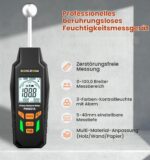 coczow Feuchtemessgerät mit Kugelsensor – Zerstörungsfreie Messung für alle Baumaterialien – Bild 2