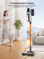 INTETURE Akku Staubsauger 650W/55KPA – Kabelloses System mit 70 Min Laufzeit & Wandladestation – Bild 7