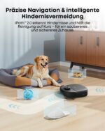 eufy HydroJet C28 Saugroboter mit Wischfunktion – 15.000Pa Saugkraft & 5-in-1 Station – Bild 8