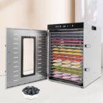 1500W Lebensmitteltrockner SS-16H mit 16 Tabletts – Profi-Dörrgerät für Obst, Gemüse & Fleisch – Bild 7