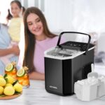 Kicinn Eiswürfelmaschine 12 kg/Tag – Kompakter Eisbereiter mit Selbstreinigung für Zuhause – Bild 7