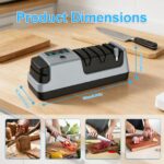 iFCOW Elektrischer Messerschärfer 5in1 mit LCD – Professionelle Schärfe für alle Messertypen – Bild 2
