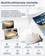 TUFINEIN Wasserdichte Beschichtung 1kg – Transparente Universalabdichtung für Innen & Aussen – Bild 2