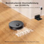 EASINE E20 Saugroboter mit LiDAR-Navigation & 10000Pa Saugkraft – Intelligente Reinigung für Teppich & Tierhaare – Bild 2