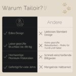 Tailoir Hundeleine 2m geflochten – Paracord Führleine für Mittel- & Grosse Hunde – Bild 4