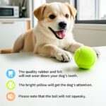 Orifesio 12er-Set Mini-Tennisbälle 5 cm – Hundespielzeug für kleine Hunde & Ballwurfmaschinen – Bild 5