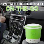 OSBA Elektrische Lunchbox 1 L mit 12 V Autoadapter – Tragbarer Reiskocher für unterwegs – Bild 3