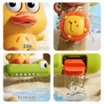 OR OR TU Baby Badespielzeug Set – Wassermühle & Aufziehspielzeuge für Babys ab 18 Monaten – Bild 5