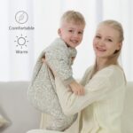 Mosebears Baby Schlafsack mit Beinen 18-36 Monate – Warm gefüttert mit abnehmbaren Ärmeln – Bild 2