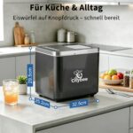 Citybee Eiswürfelmaschine mit UV-Desinfektion – 14 kg/Tag, leise & selbstreinigend – Bild 9
