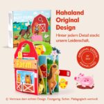 hahaland Bauernhof Busy Book ab 1 Jahr – 15-in-1 Montessori Lernspielzeug – Bild 8