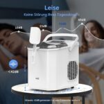 WIE Eiswürfelmaschine 12kg – 9 Würfel in 6 Minuten, tragbar mit LED-Steuerung – Bild 7