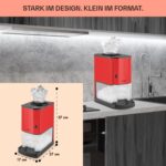 OneConcept Crushed Ice Maschine – Elektrischer Eiscrusher mit 15kg/h Leistung – Bild 2