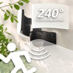 Maxkomfort LED Aussenwandleuchte mit Bewegungsmelder – 3200lm Fluter IP65 Schwenkbar – Bild 3