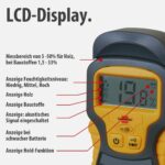 Brennenstuhl Feuchtigkeits-Detector MD – Holz- & Baustoff-Feuchtemessgerät mit LCD-Display – Bild 4