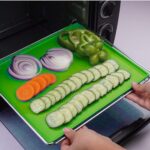 MOUMOUTEN Silikon-Dörrmatten mit Rand – 4er Set für Excalibur 3926TB