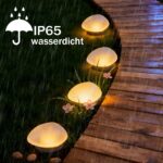 Hqynss Solar-Steinleuchten 2er Set Warmweiss – IP67 Wasserdicht für Garten & Terrasse – Bild 3