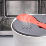 mumisuto 2L Mikrowellen-Reiskocher mit Dampfkorb & Reislöffel – BPA-frei – Bild 2