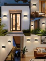 Ledronix 24W LED Wandleuchte mit Bewegungsmelder – IP66 Aussenlampe Warmweiss für Innen & Aussen – Bild 7