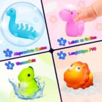 8er Set LED Badespielzeug mit Licht – Leuchtende Badetiere für Babys ab 1 Jahr – Bild 4
