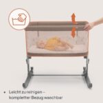 Lionelo Aurora 3-in-1 Babybett bis 9 kg – Beistellbett, Wiege & Gitterbett – Bild 8