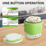 OSBA Elektrische Lunchbox 1 L mit 12 V Autoadapter – Tragbarer Reiskocher für unterwegs – Bild 7