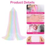 Diealles Shine Betthimmel Regenbogen 60x250x1250 cm – Moskitonetz für Kinderzimmer & Reisen – Bild 4