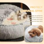 YAGE Plüsch-Hundebett – Beruhigendes Katzenbett für kleine & mittelgrosse Hunde – Bild 6