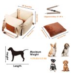 Felixora Hundeautositz 2-in-1 wasserdicht – Sicherheitssitz für kleine Hunde bis 15 kg – Bild 5