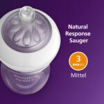Philips Avent Natural Response Geschenkset – 3 Babyfläschchen 260 ml mit T3 Saugern – Bild 8