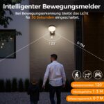 HANDSONIC 18W LED Aussenleuchte mit Bewegungsmelder – 1500 Lumen IP65 Wandleuchte – Bild 2