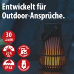 Brennenstuhl FL 100 A Akku LED Campinglampe – Flammeneffekt & 20h Laufzeit für Outdoor – Bild 2