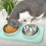 L.D.Dog Katzenfutternäpfe mit Silikonmatte – Rutschfest & Auslaufsicher für Katzen – Bild 6