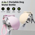 Sinlay Hundetrinkflasche 285ml – Edelstahl mit Silikonnapf für unterwegs – Bild 6