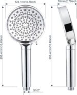 Cobbe Filter-Duschkopf mit 6 Strahlarten & 20-Schicht-Filtersystem – Wassersparend für Hartwasser – Bild 3