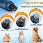 GlasFlength Krallenschleifer & Krallenschere für Hunde – 5-Gang mit LED für alle Grössen – Bild 3