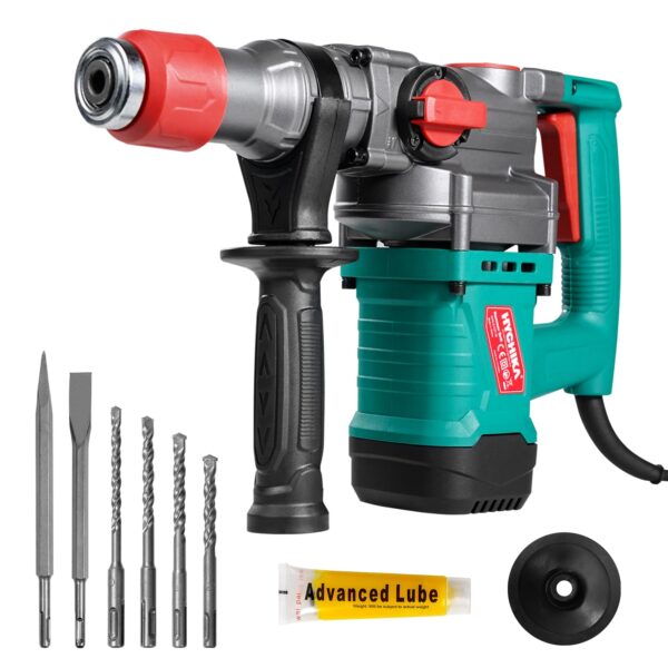 HYCHIKA Bohrhammer SDS-Plus 900W – Schlagbohrmaschine 4400 BPM für Beton & Stein