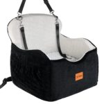 KYG Hundeautositz 43x43 cm – Sicherer Autositz für kleine bis mittlere Hunde bis 15 kg