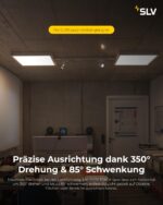 SLV PURI Lampenkopf Weiss GU10 – 3-Phasen-Schienenstrahler mit Adapter – Bild 5