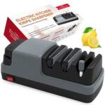 YOORLEAY 4 in 1 Elektrischer Messerschärfer – Professionelle Schärfe für alle Messertypen