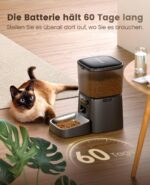 oneisall 3.5L WiFi Futterautomat für Katzen – APP-Steuerung & Portionskontrolle – Bild 6