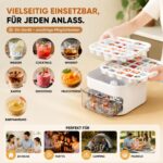 DZ'HUE Eiswürfelbereiter 50er mit Push-Release & Aufbewahrungsbox – Tragbar für Camping – Bild 6