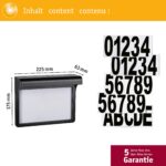 Paulmann Dayton II Solar Hausnummernleuchte – LED Aussenleuchte IP44 für Hauswand – Bild 2