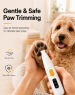 FURBONA Pfotentrimmer mit 18mm Klinge & LED – Leise Hundeschermaschine für präzise Pflege – Bild 9