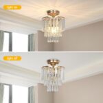 FRIDEKO HOME Kristall-Kronleuchter Ø 23 cm – Elegante E27 Deckenlampe für jeden Raum – Bild 2