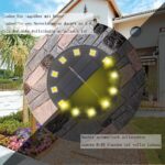 Jorft Solarleuchten 8er Set mit 12 LED – IP66 Gartenbeleuchtung für Rasen & Terrasse – Bild 4